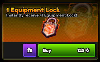 1 Equipment Lock